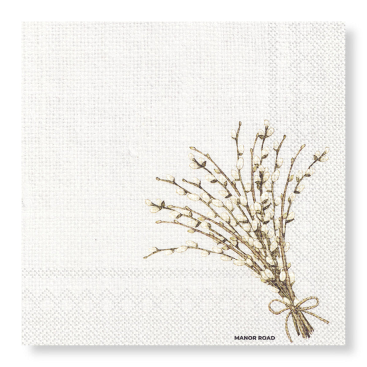 Manor Road Willow Cocktail Napkins