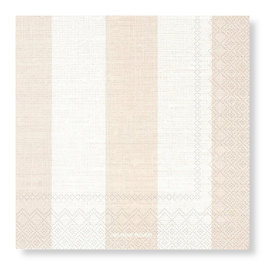 Manor Road Naturals Stripe Cocktail Napkins