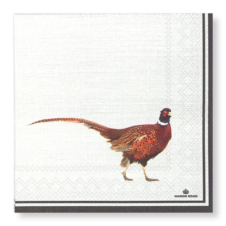 Manor Road Pheasant Dinner Napkins