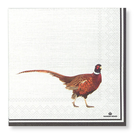 Manor Road Pheasant Dinner Napkins