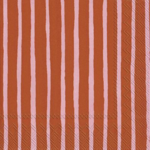 Marimekko Piccolo Pink Orange Luncheon Napkins