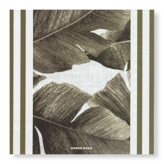 Manor Road Rustic Palm Cocktail Napkins