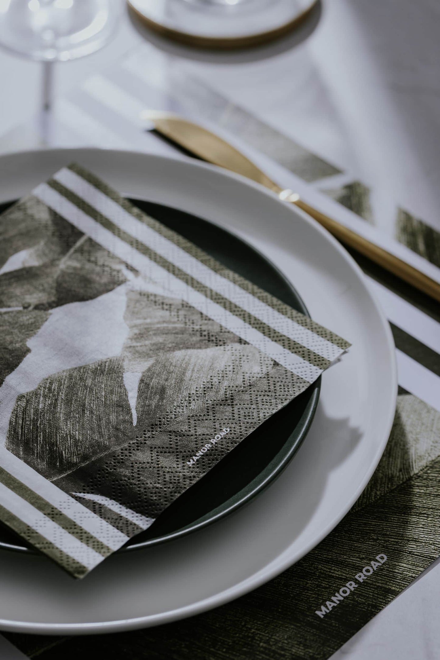 Manor Road Rustic Palm Cocktail Napkins