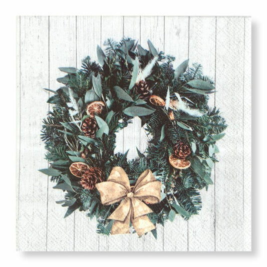 Manor Road Rustic Wreath Cocktail Napkins