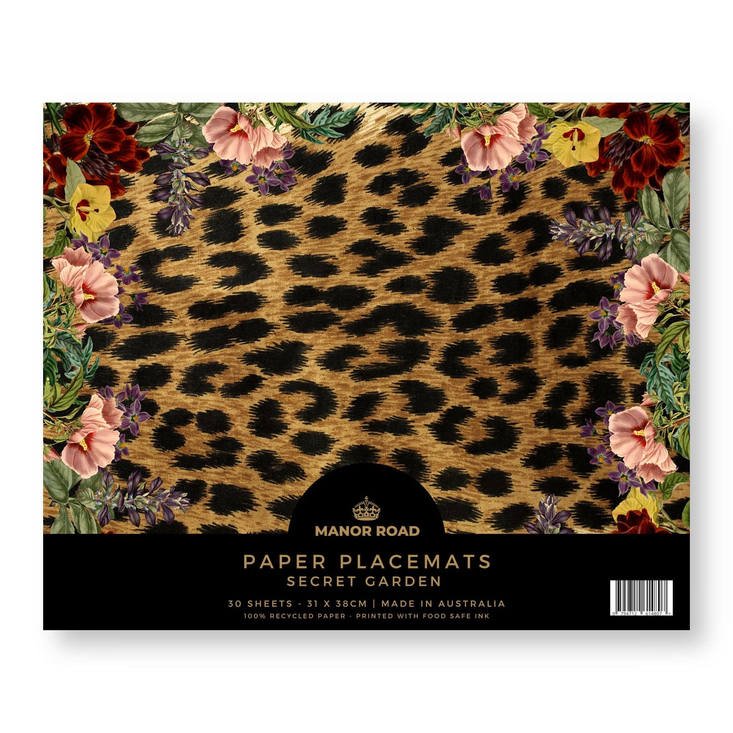 Manor Road Secret Garden Paper Placemat Pad