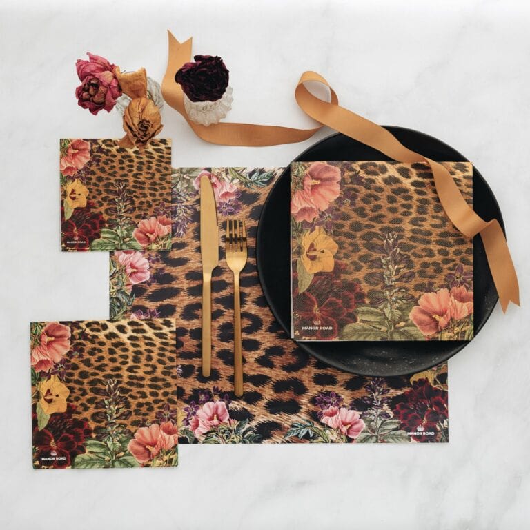 Manor Road Secret Garden Luncheon Napkins