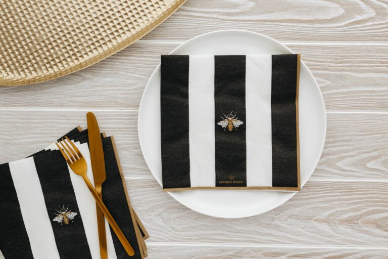 Manor Road The Striped Bee Dinner Napkins