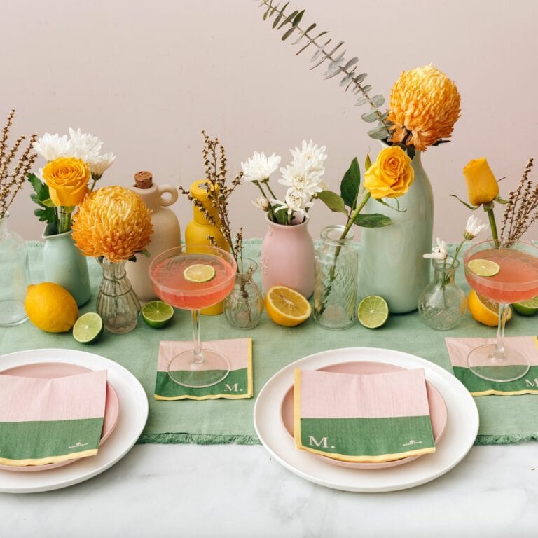 Manor Road Summer Sunset Luncheon Napkins