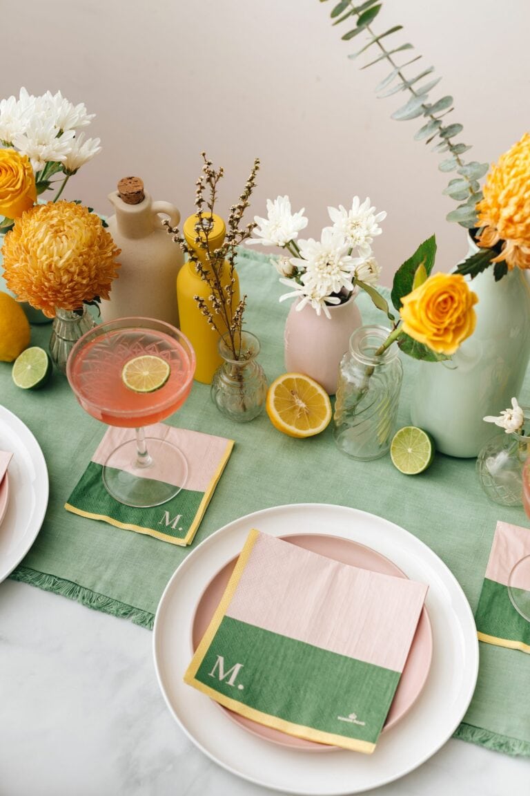 Manor Road Summer Sunset Luncheon Napkins