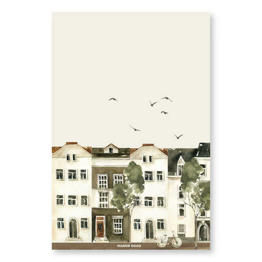 Manor Road City Life Microfiber Tea Towel