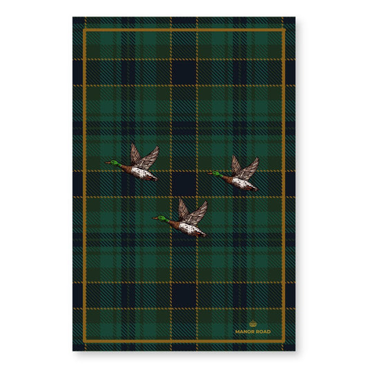 Manor Road Flying Mallards Microfiber Tea Towel