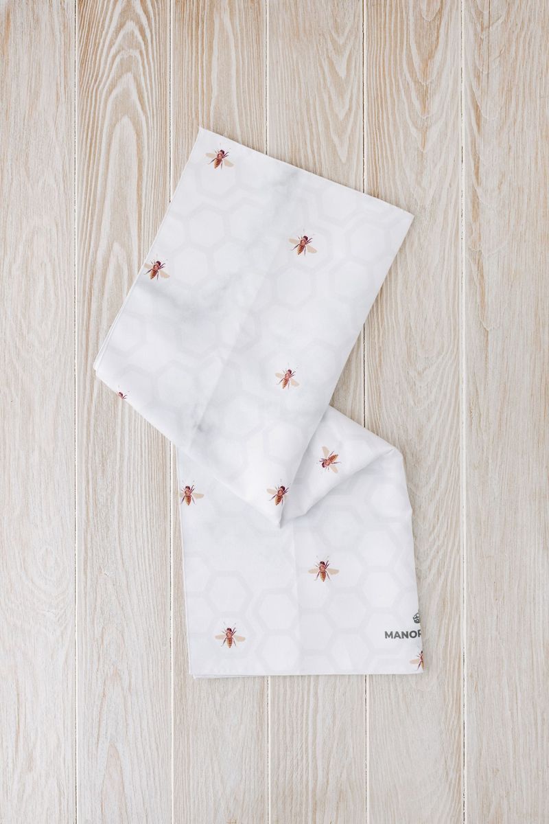 Manor Road Marbled Bee Microfiber Tea Towel