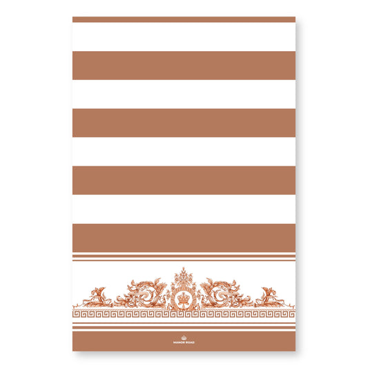 Manor Road Rococo Rose Gold Microfiber Tea Towel