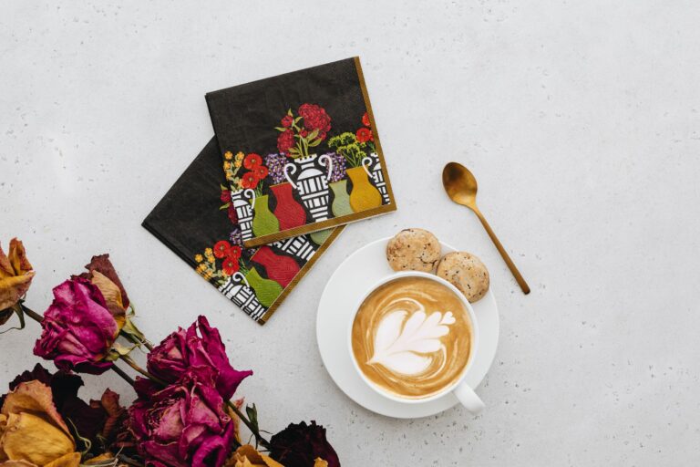 Manor Road The Flower Shop Cocktail Napkins