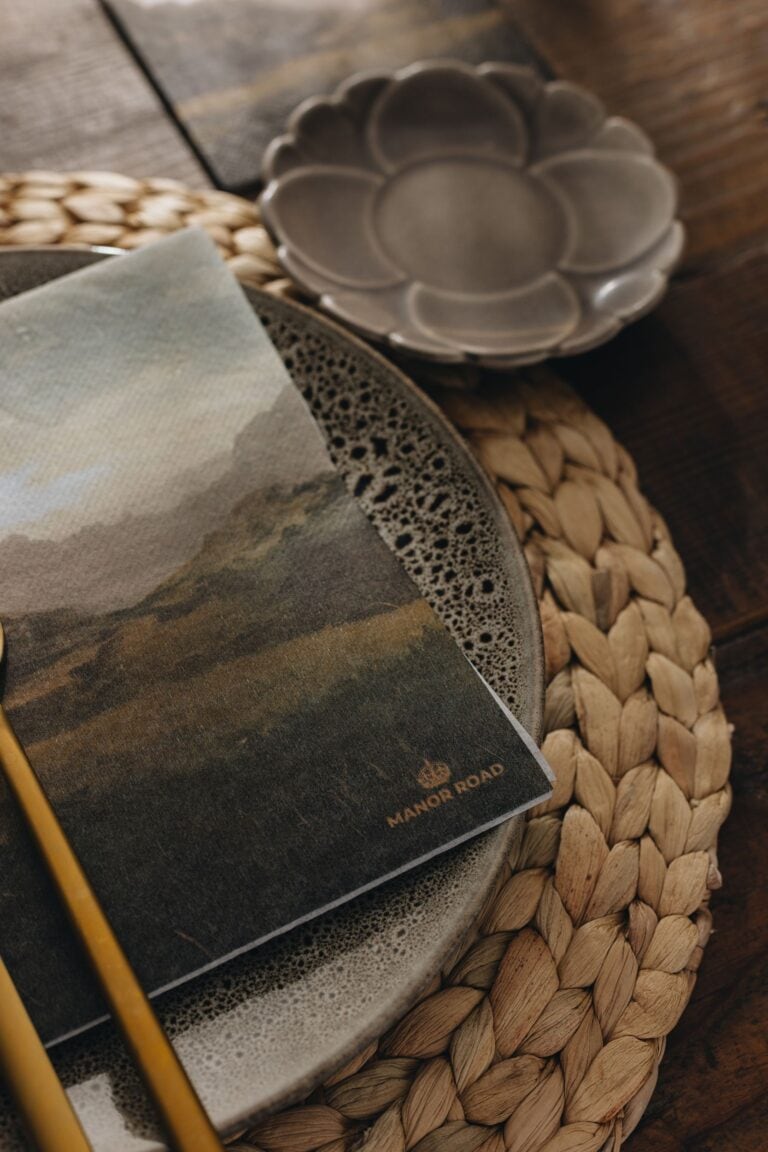 Manor Road The Landscape Luncheon Napkins