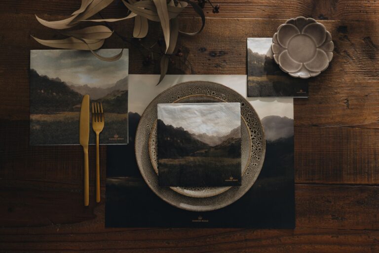 Manor Road The Landscape Luncheon Napkins