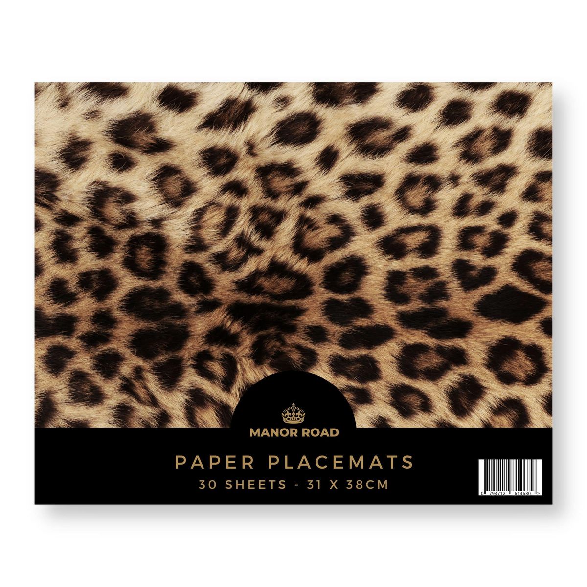 Manor Road Leopard Paper Placemat Pad