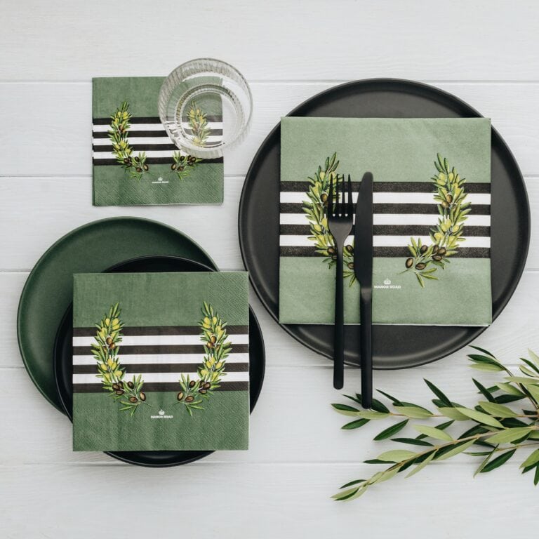 Manor Road The Olive Dinner Napkins