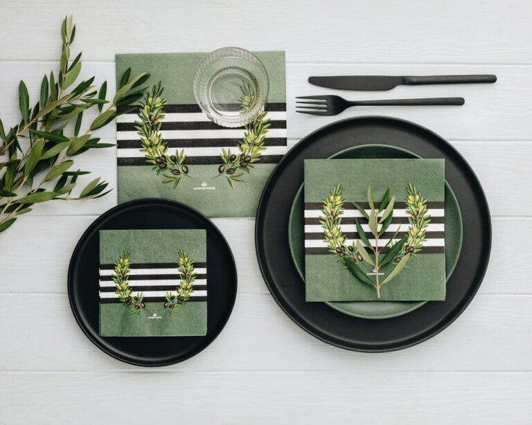 Manor Road The Olive Dinner Napkins