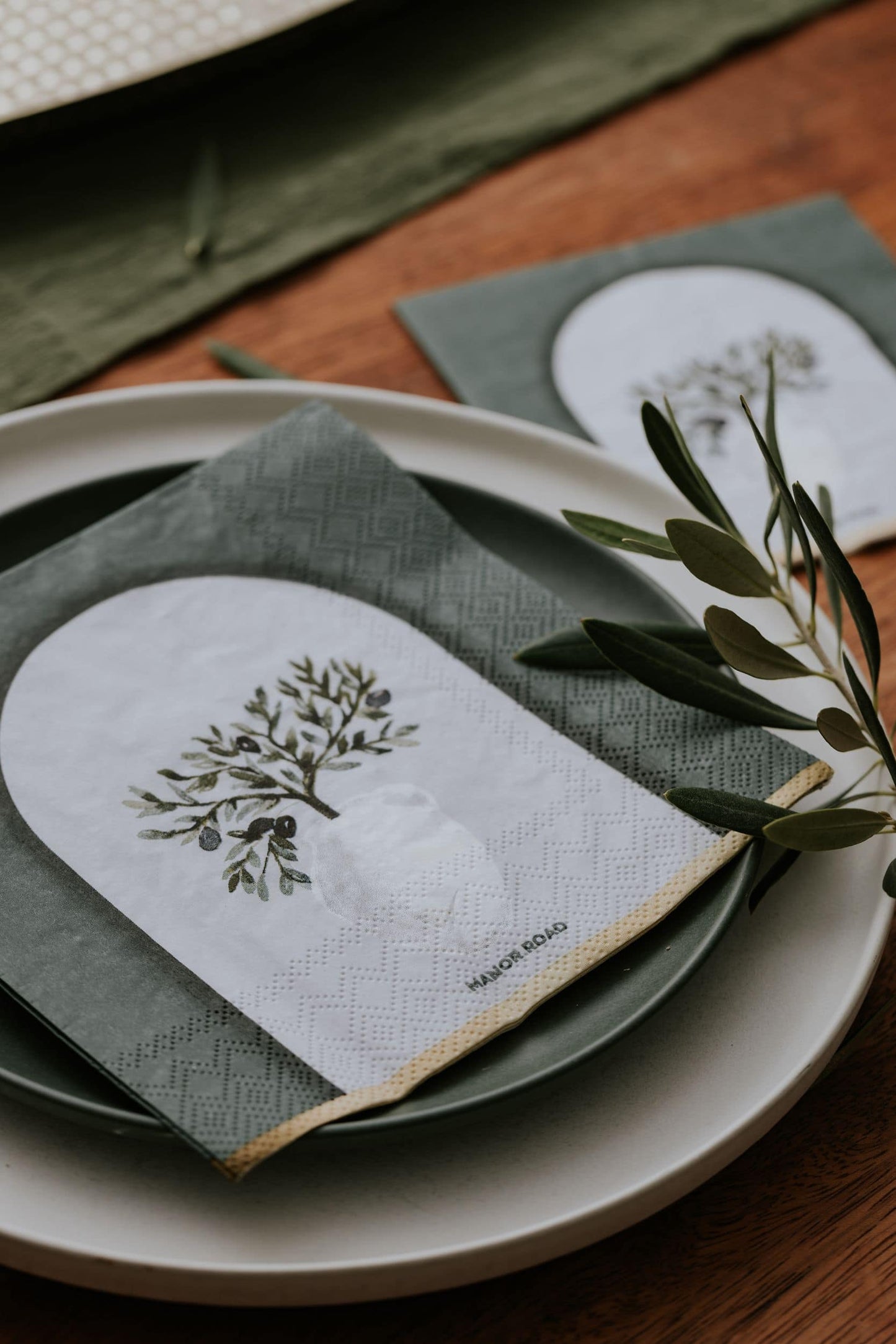 Manor Road Tuscany Cocktail Napkins