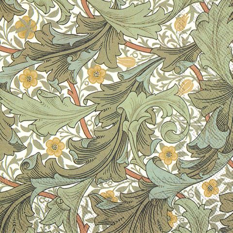 V&A Morris & Co Granville Cream Luncheon Napkins