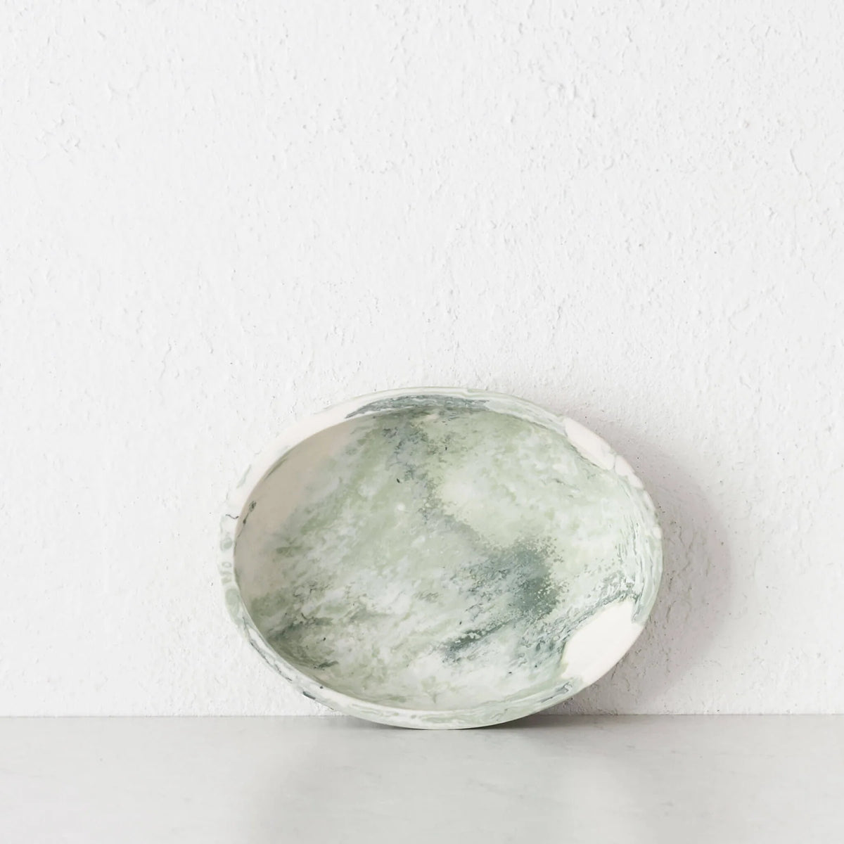 assemble Wesley Resin Pebble Bowl Sage