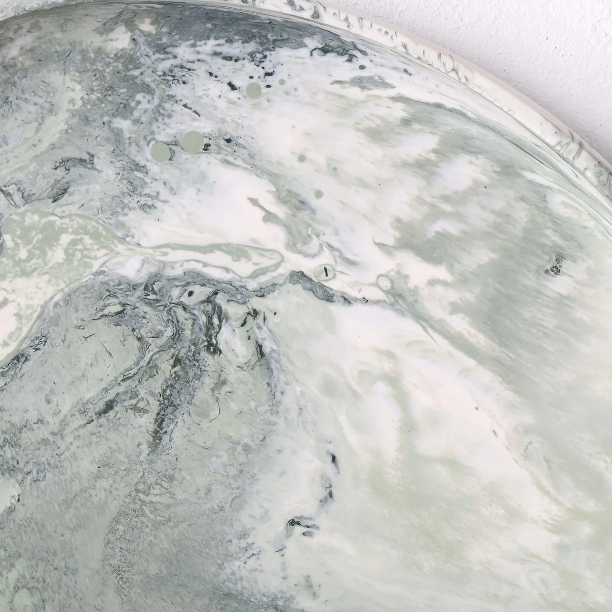 assemble Wesley Resin Pebble Bowl Sage