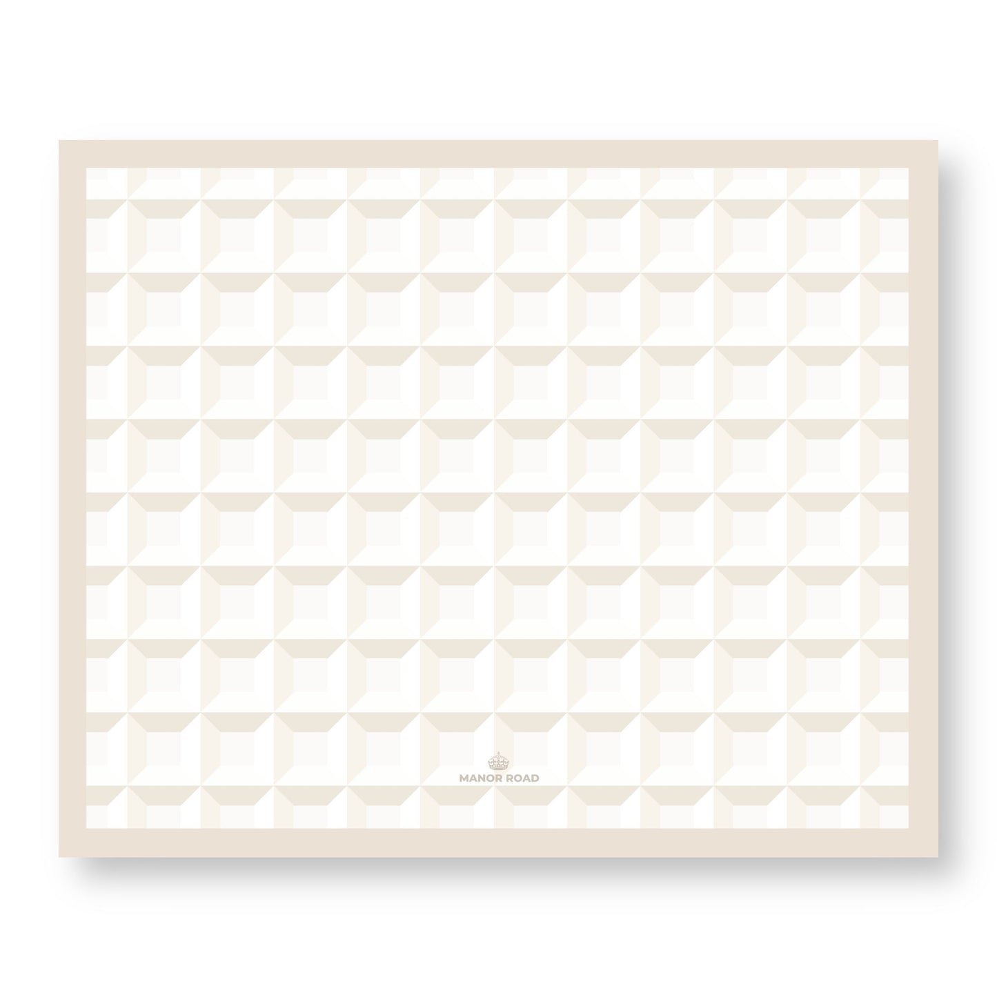 Manor Road Waffle Paper Placemat Pad