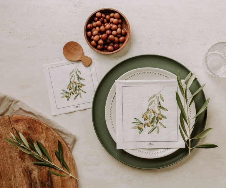 Manor Road Wild Olives Cocktail Napkins