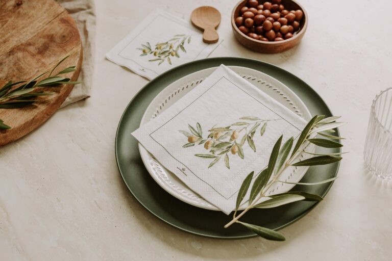 Manor Road Wild Olives Cocktail Napkins