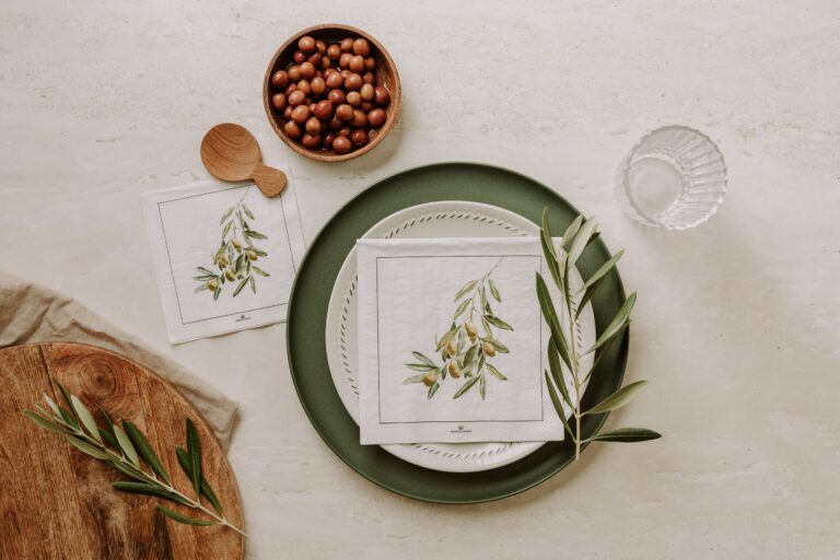 Manor Road Wild Olives Cocktail Napkins