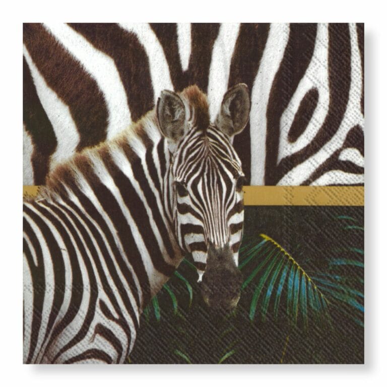 Manor Road Wild Stripes Luncheon Napkins