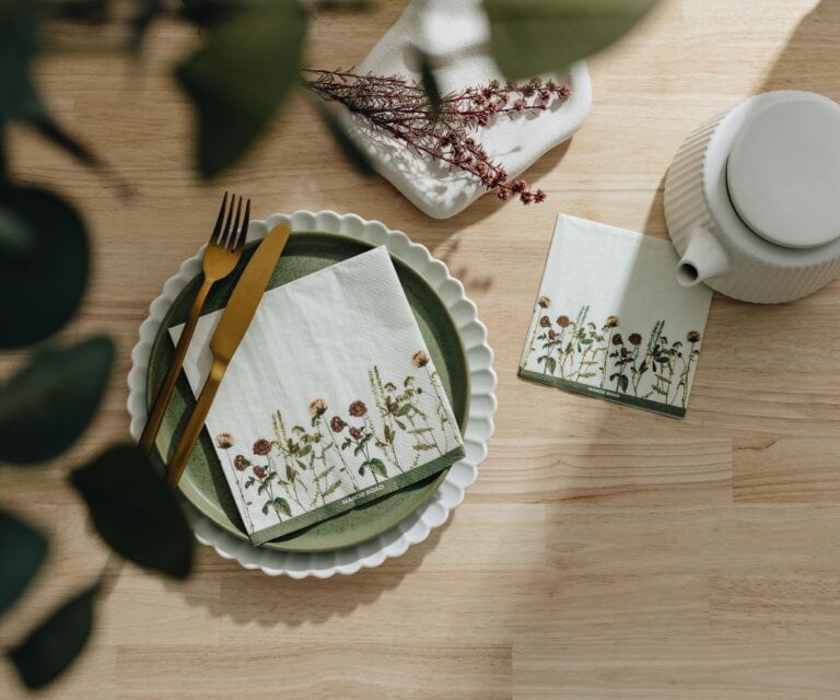 Manor Road Wildflower Luncheon Napkins