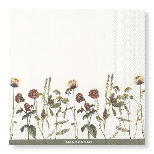 Manor Road Wildflower Luncheon Napkins