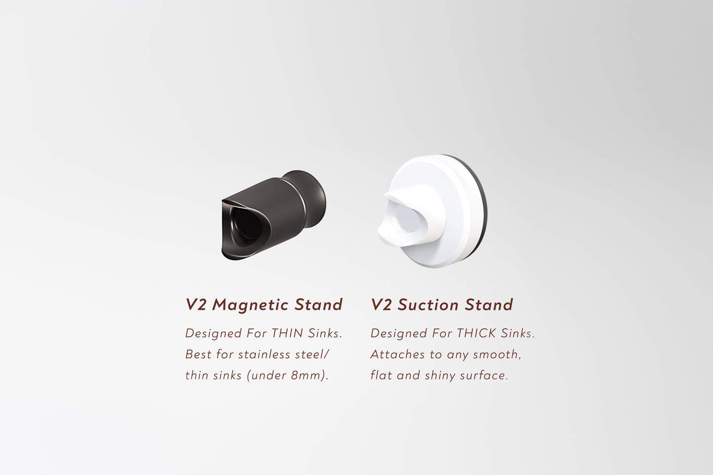 yeseco V2 Brush with Magnetic Stand Black