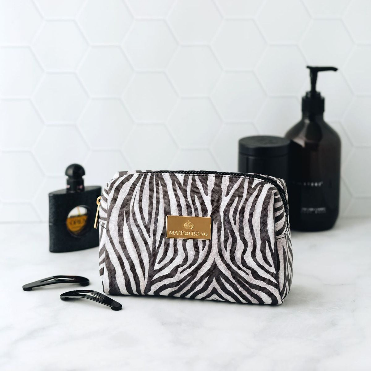 Manor Road Zebra Travel Bag