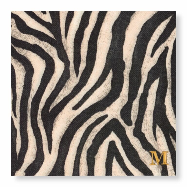 Manor Road Zebra Dinner Napkins