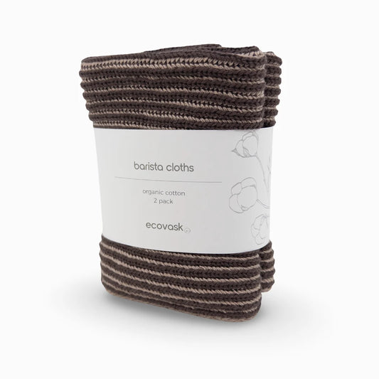 Ecovask Barista Cloth 2pk Chocolate