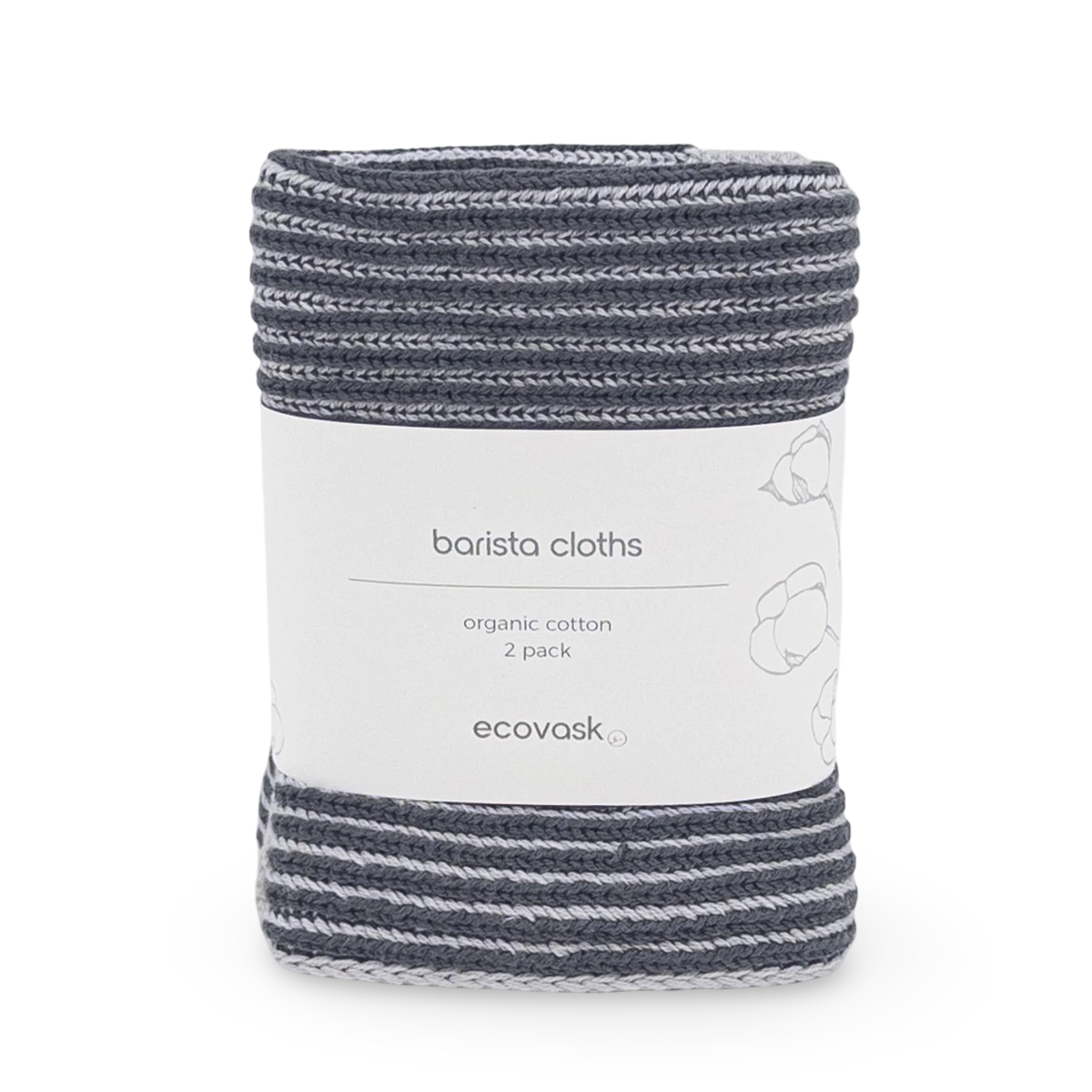 Ecovask Barista Cloth 2pk Graphite