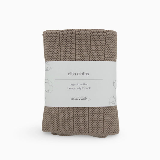 Ecovask Heavy Duty Dishcloth 2pk Hummus
