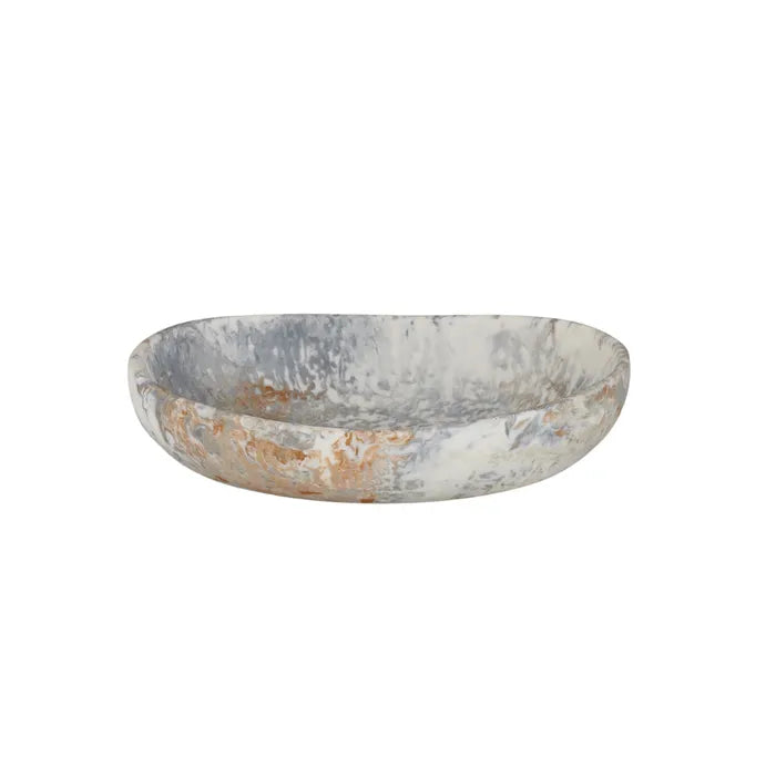 assemble Hadley Resin Pebble Bowl Steel