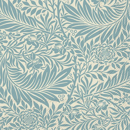 V&A Morris & Co Larkspur Blue Luncheon Napkins
