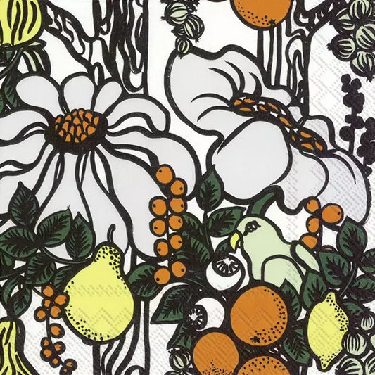 Marimekko Pala Taivasta Grey Cocktail Napkins