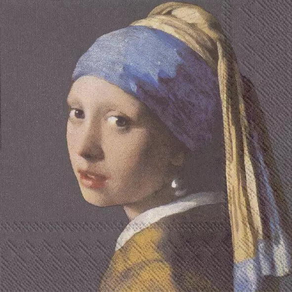 Girl with a Pearl Earring Luncheon Napkins