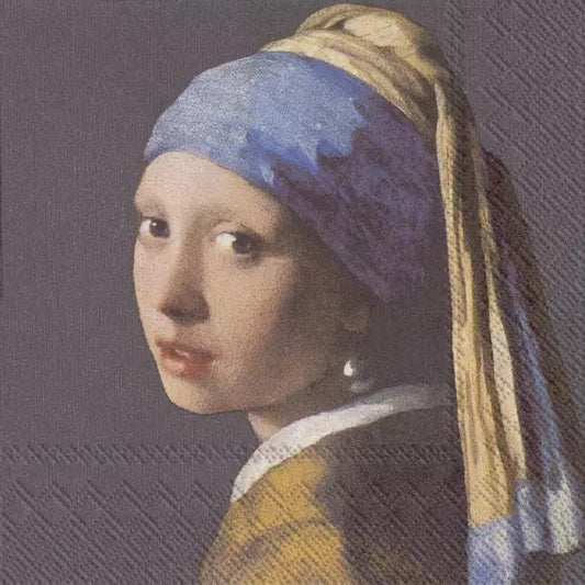 Girl with a Pearl Earring Luncheon Napkins