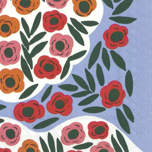 Marimekko Ruukku Blue Luncheon Napkins
